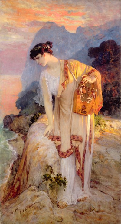 Sappho by Frederick Arthur Bridgman